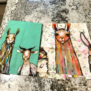 GREENBOX tea towels.  Never used.  Set of 2